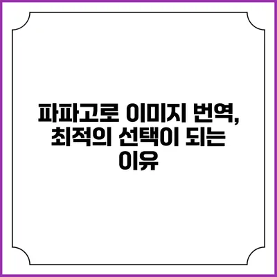 파파고로 이미지 번역, 최적의 선택이 되는 이유
